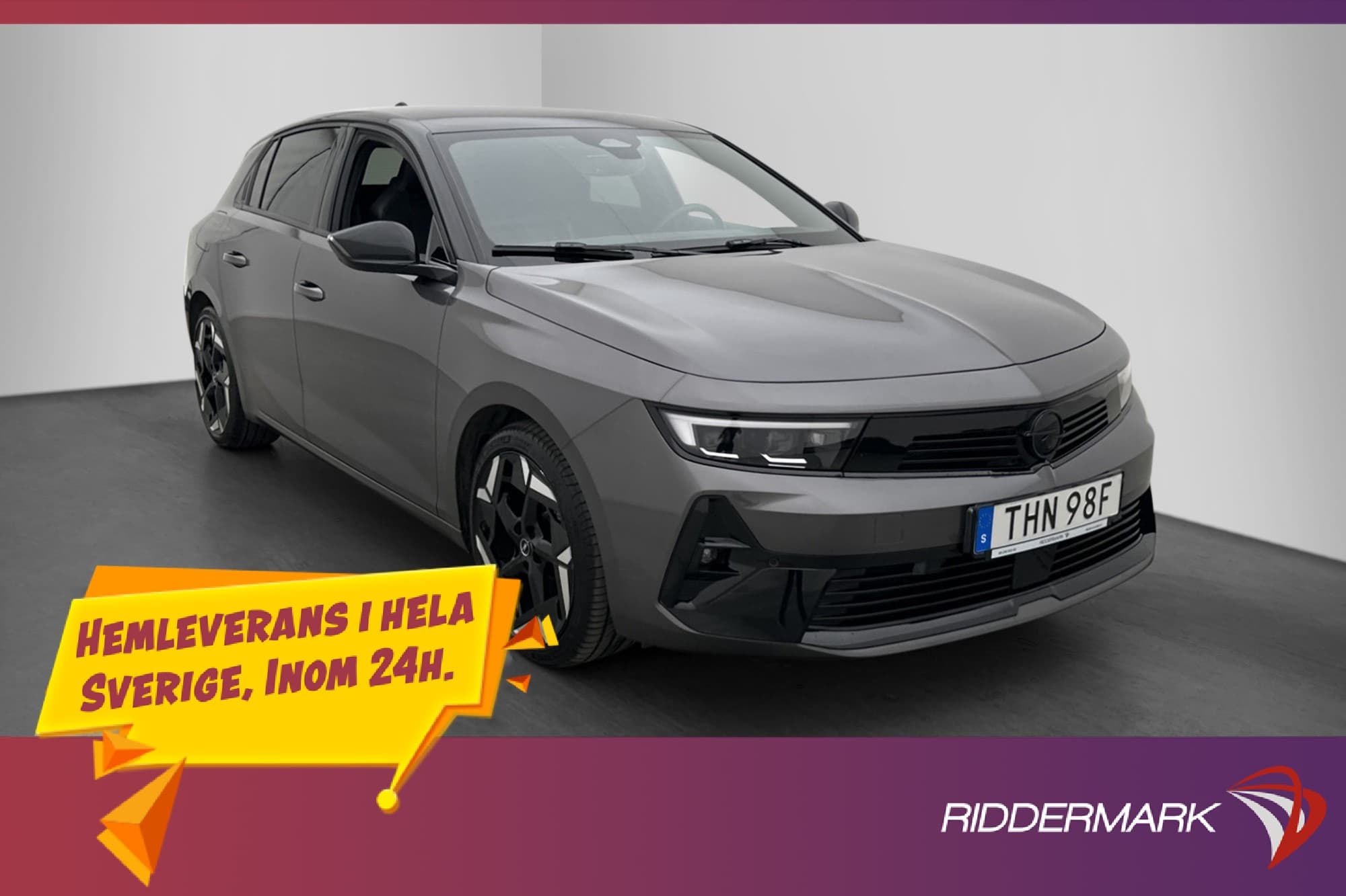 Opel Astra GSe Plug-in 225hk HUD 360° CarPlay Navi MOMS