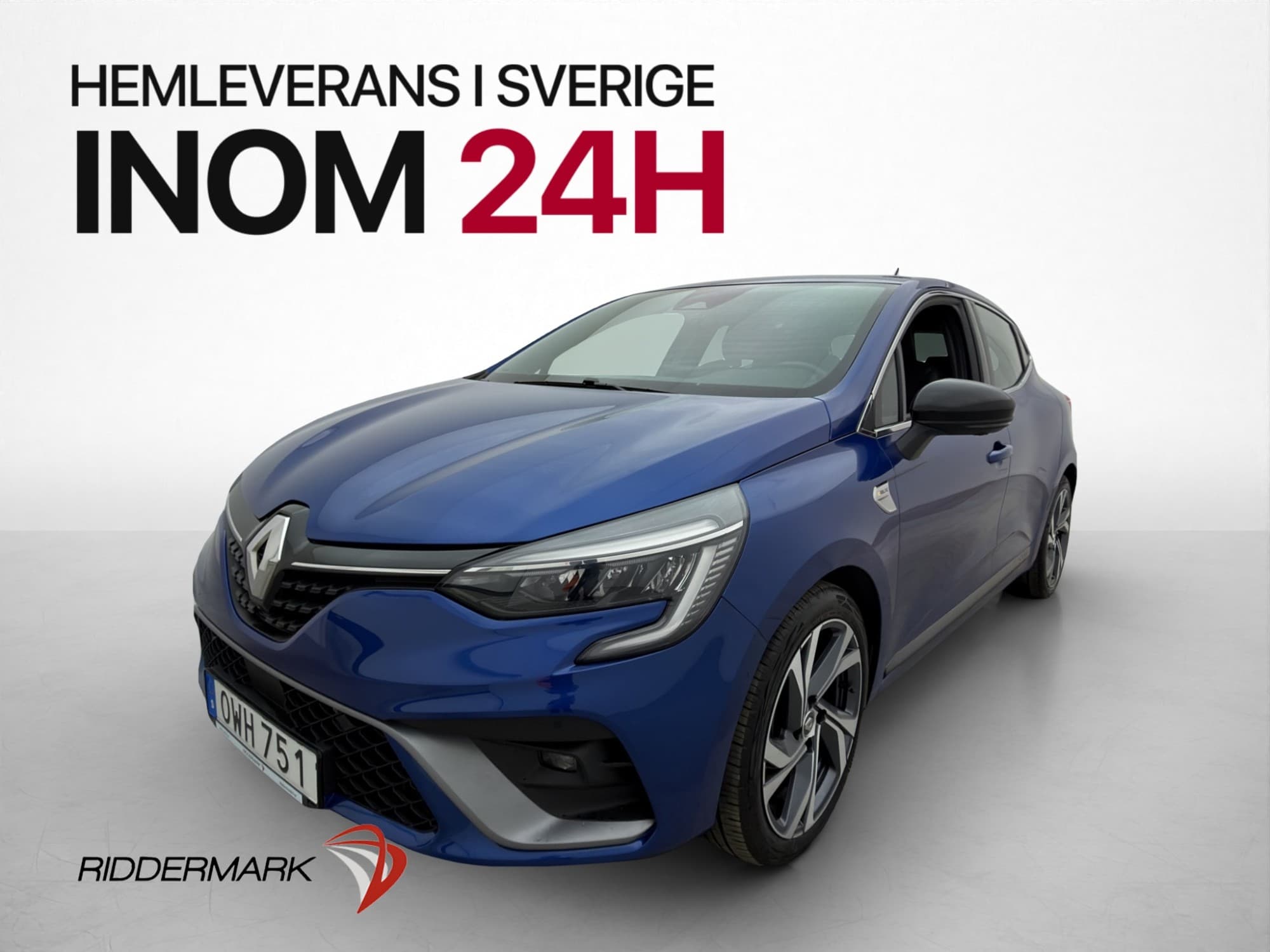 Renault Clio E-TECH 140hk R.S. Line 360° Navi Halvskinn BT