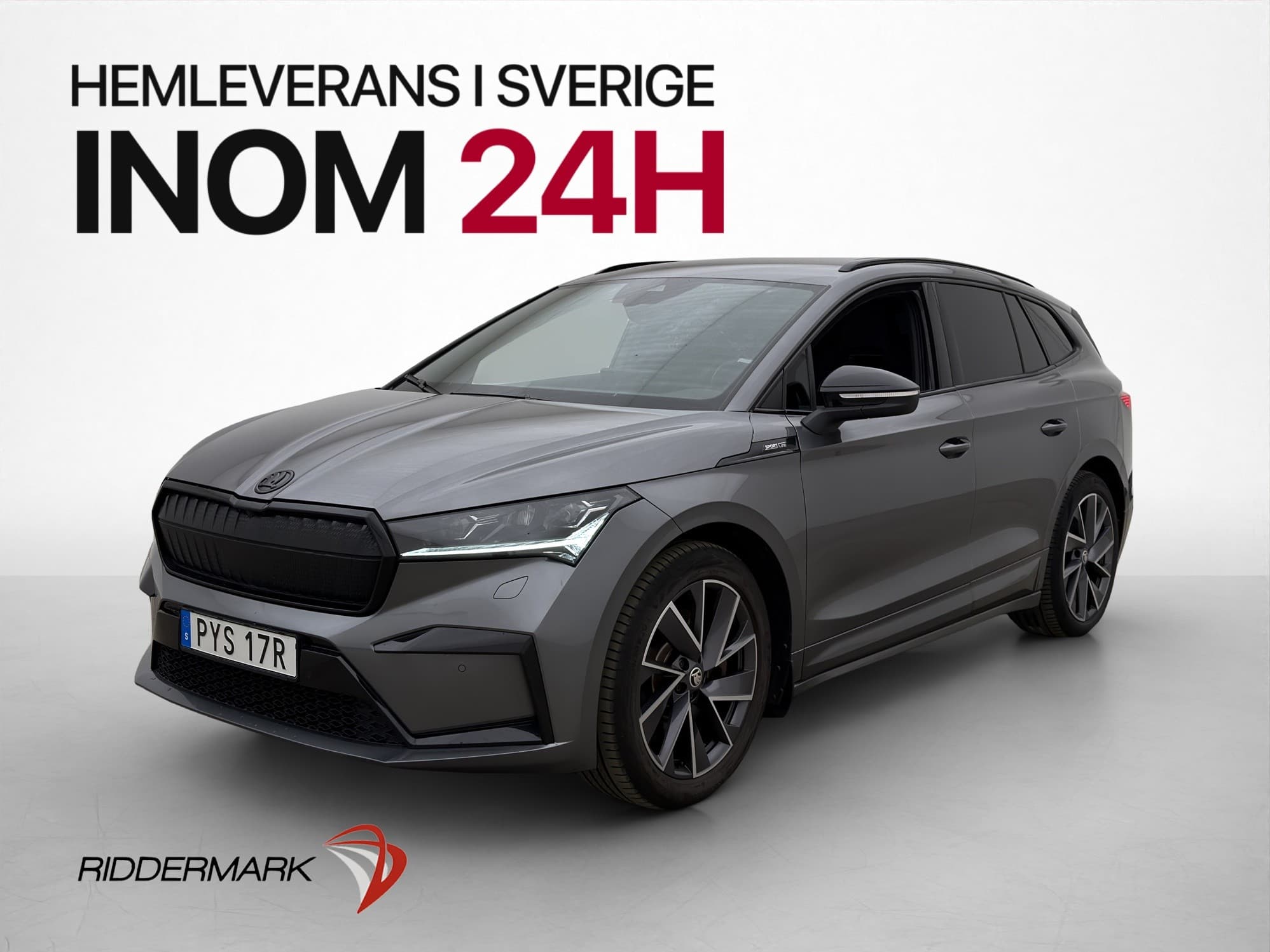 Skoda Enyaq 80 Sportline Dragkrok Kamera CarPlay Canton MOMS