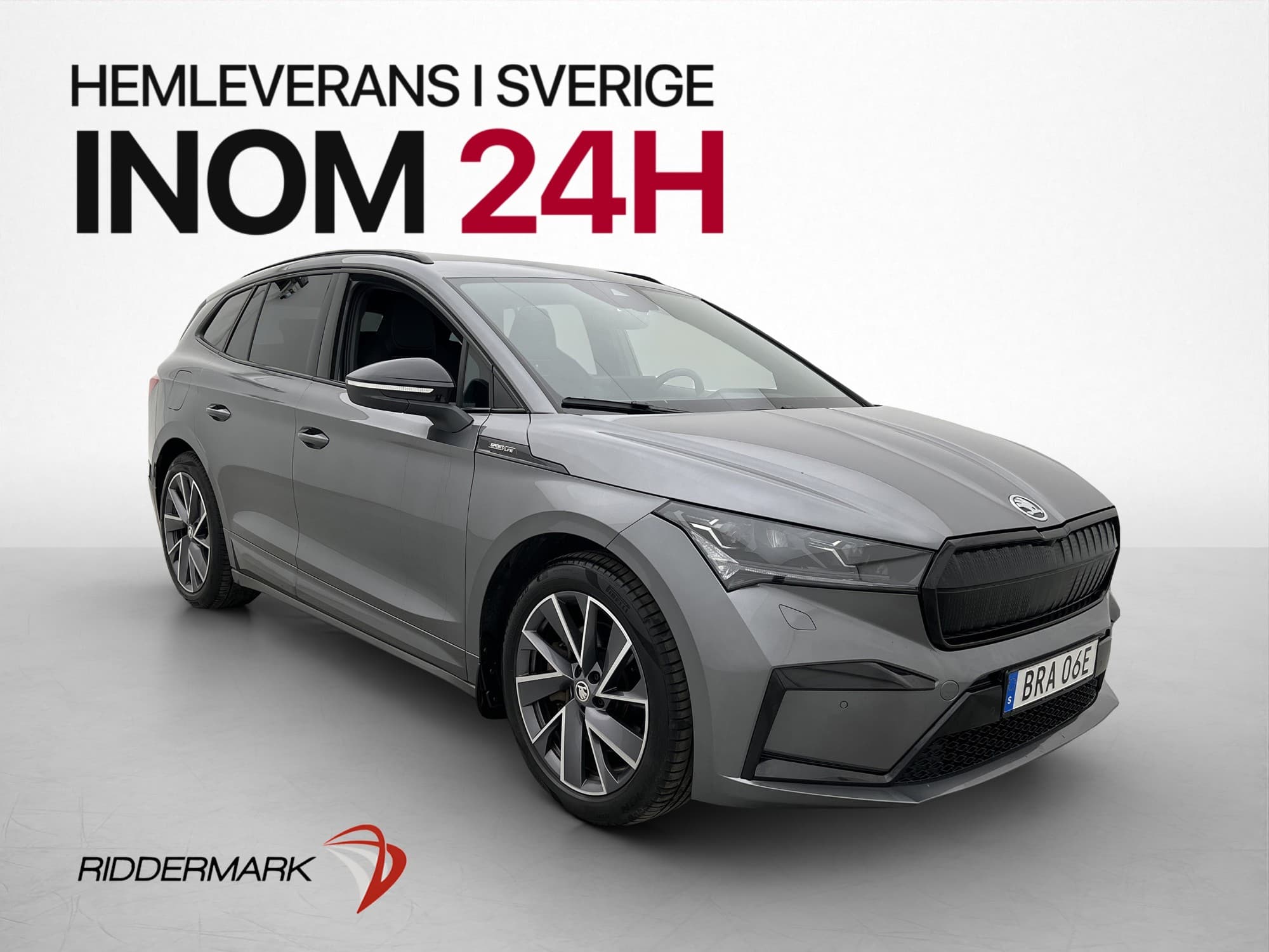 Skoda Enyaq 80 204hk Sportline HUD Dragkrok Kamera Värmepump