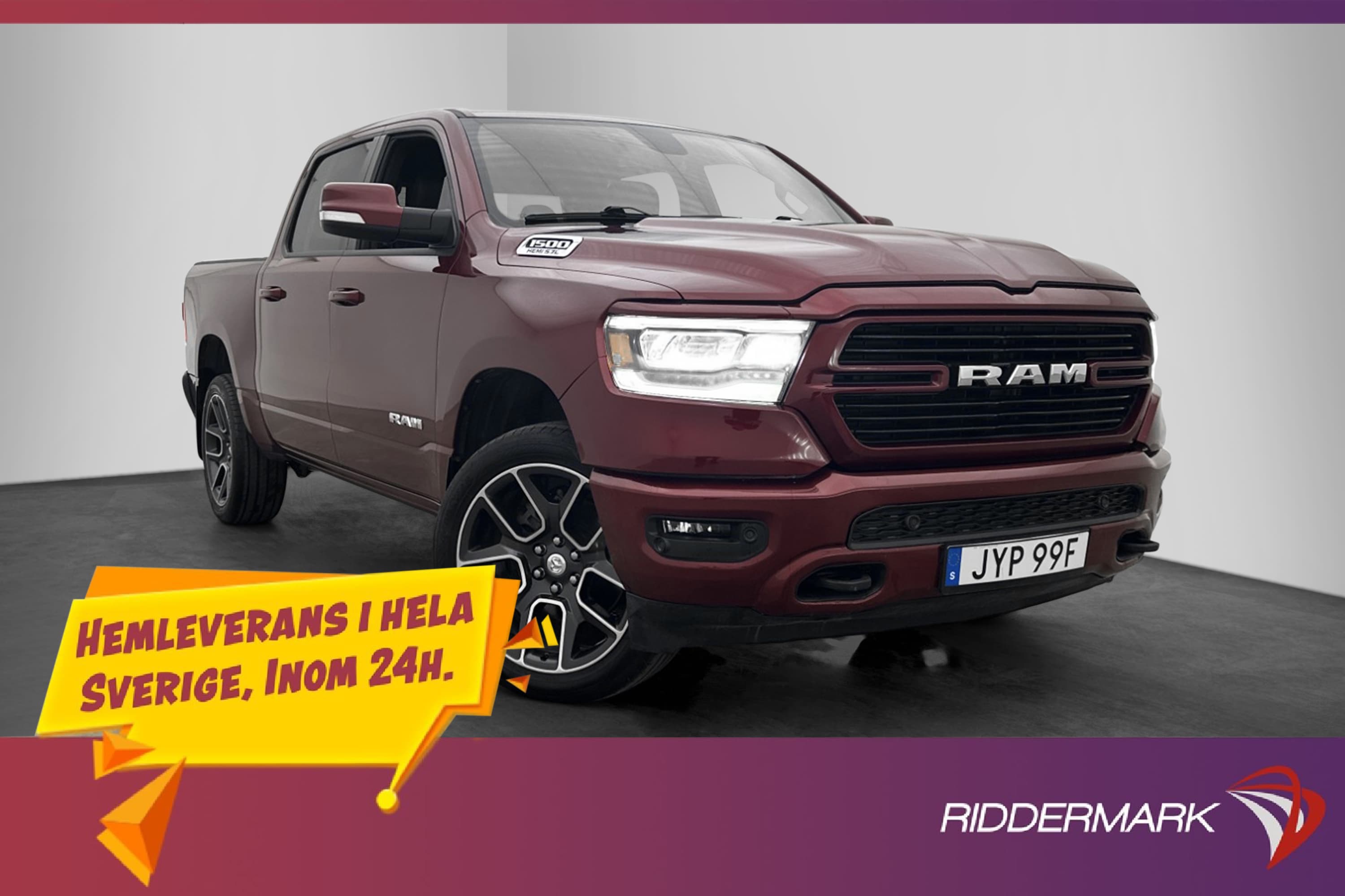 Dodge RAM 1500 BIG HORN 5.7 4x4 Drag Kamera Diff Skinn MOMS