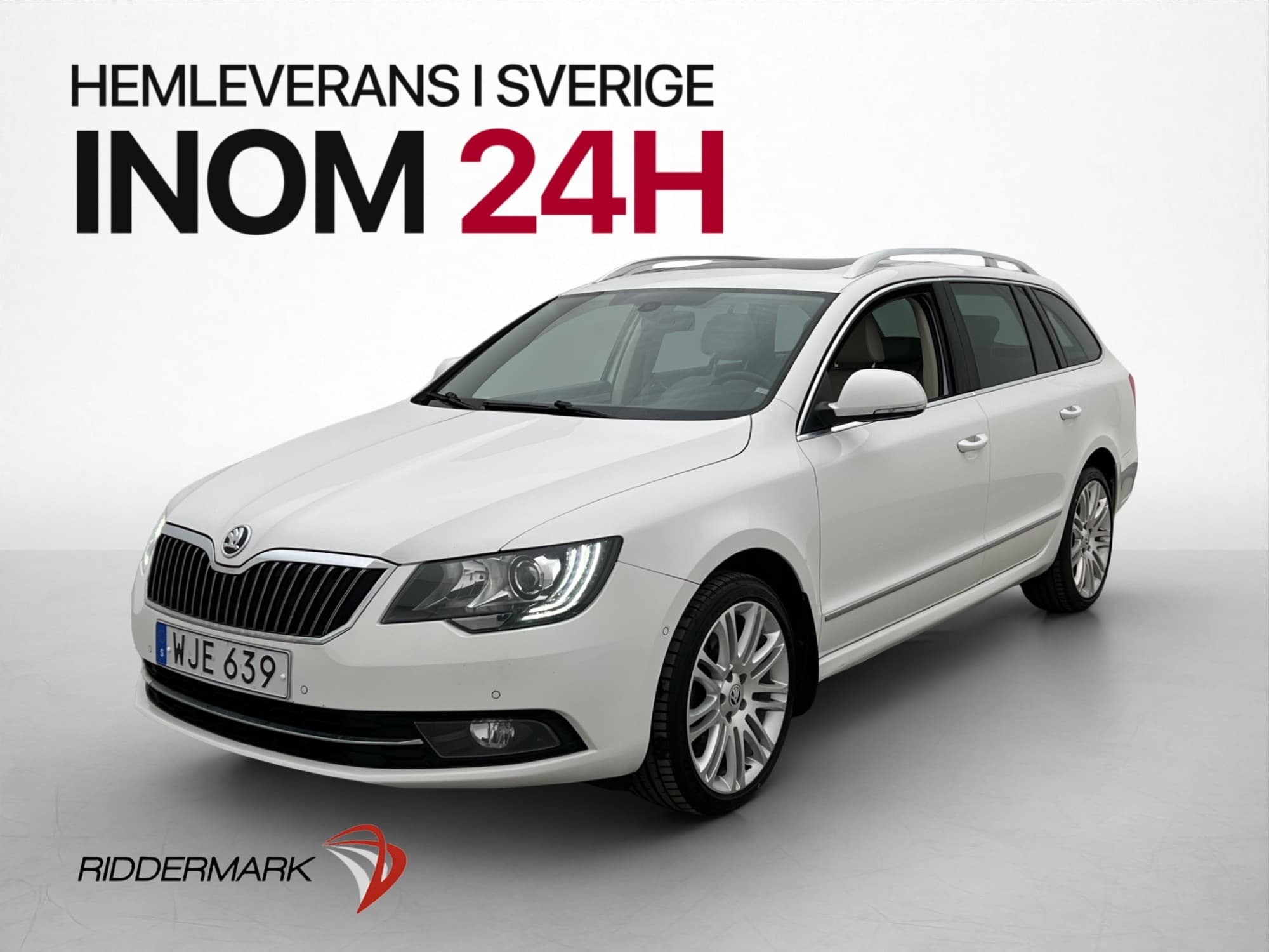 Skoda Superb Kombi TDI 4x4 Tre Kronor Pano Värmare Navi