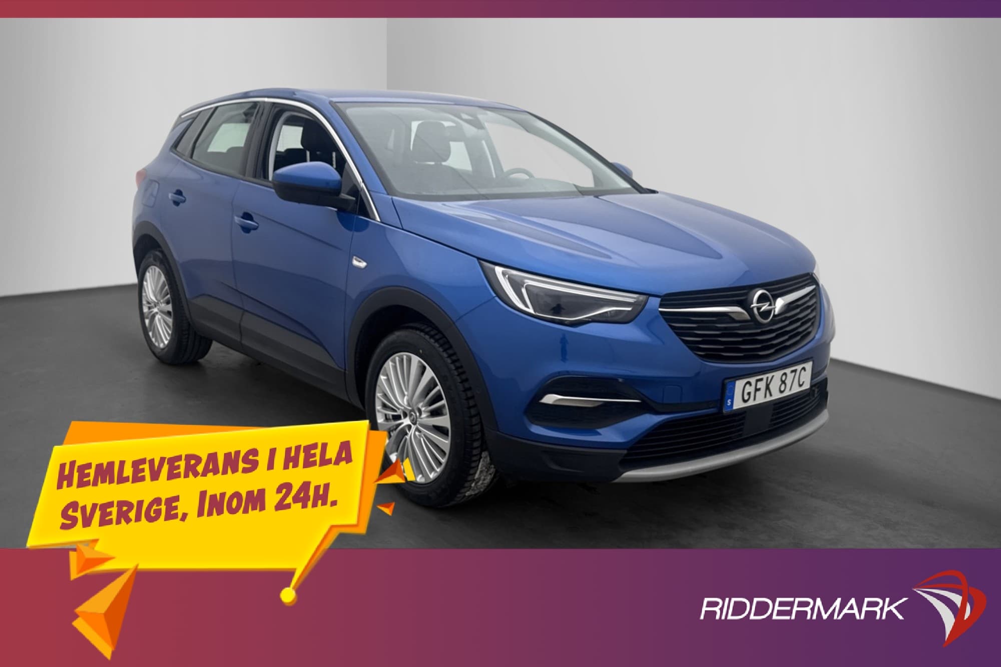 Opel Grandland X 1.2 Turbo Dynamic Sensorer CarPlay Dragkrok