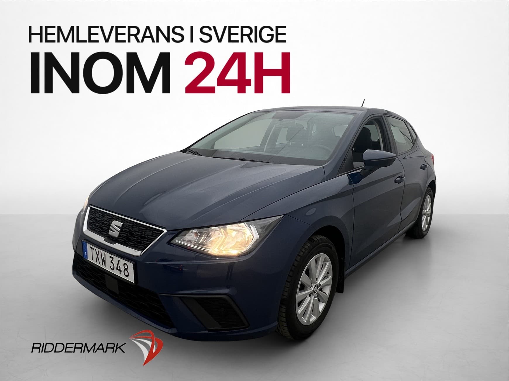 SEAT Ibiza 1.0 75hk Style M/K-Värmare P-Sensorer Två-Brukare