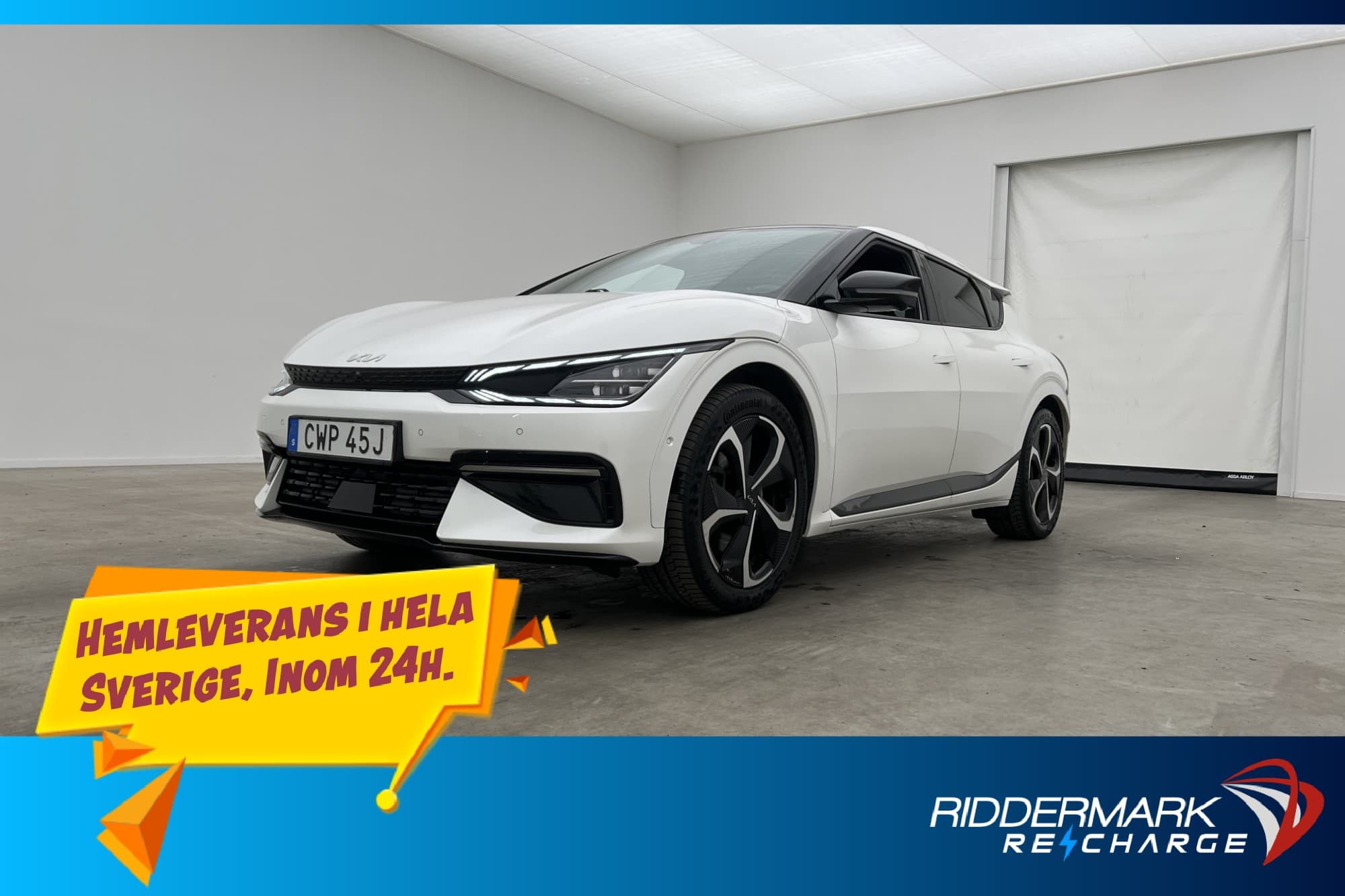 Kia EV6 77.4 kWh AWD GT-Line Taklucka Meridian Drag Head Up