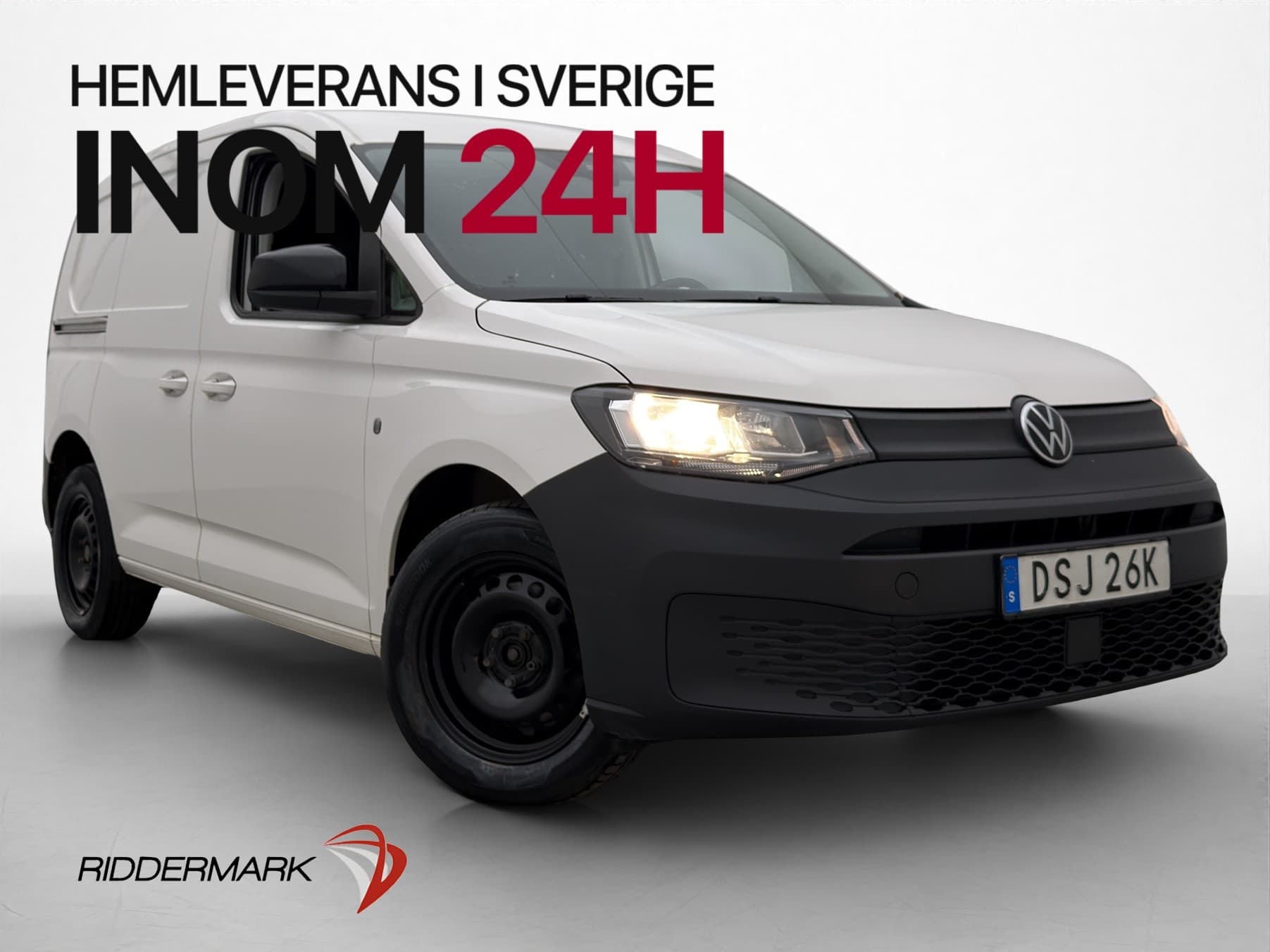 Volkswagen Caddy Cargo 2.0TDI Värm PDC Drag CARPLAY Moms