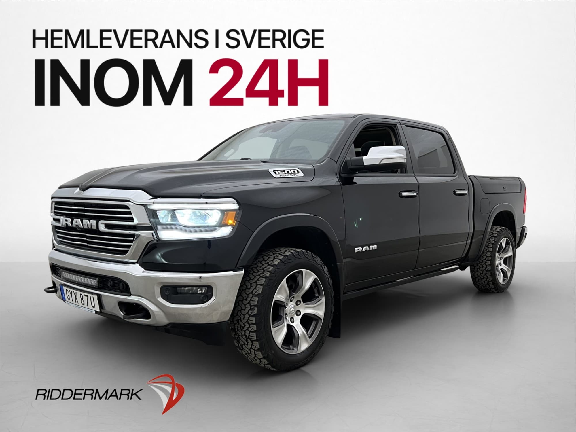 Dodge RAM 1500 Laramie 5.7 4x4 M-Värm Pano Luft Diff Rambox