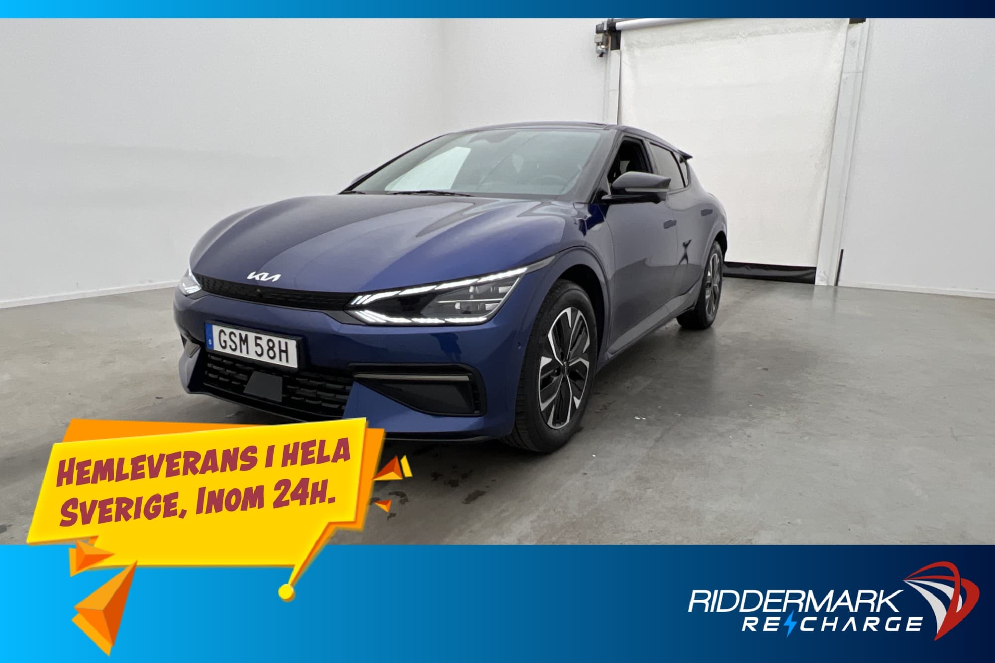 Kia EV6 77.4 kWh AWD GT-Line Head up Meridian Dragkrok 360°
