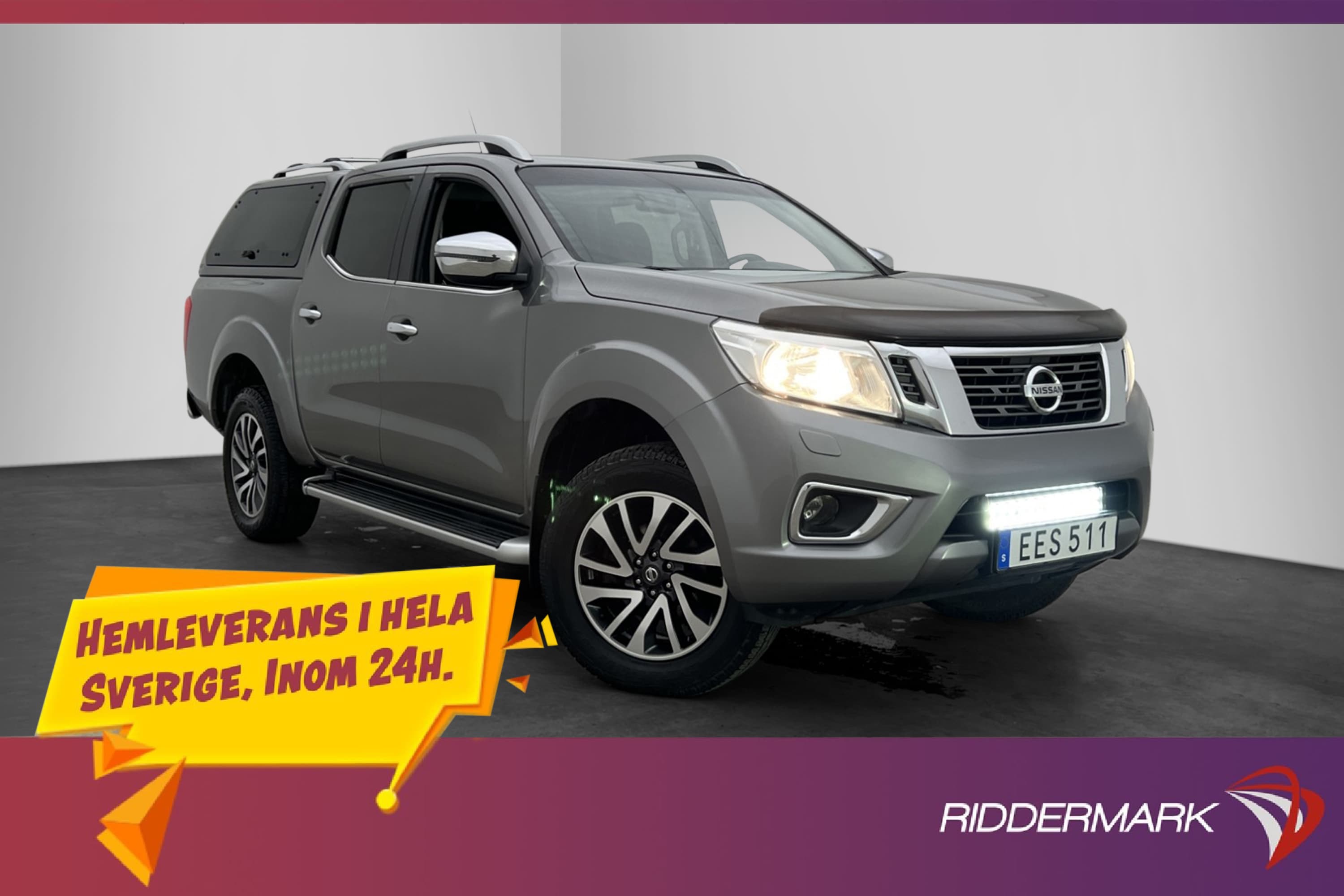 Nissan Navara 2.3dCi 190hk 4WD Dragkrok B-Kamera Diff Kåpa