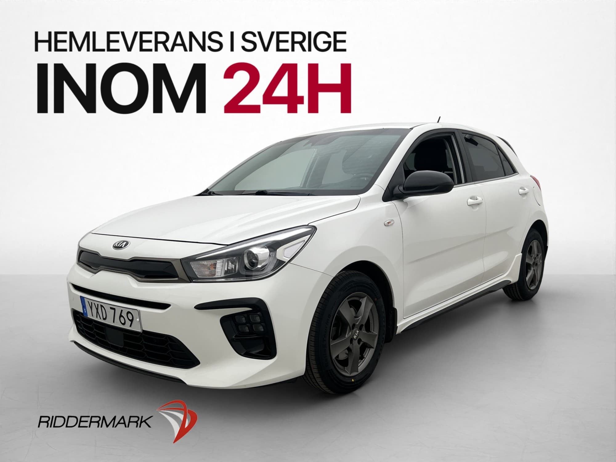 Kia Rio 120hk GT-Line Kamera CarPlay Lane-Assist 0,5l/mil