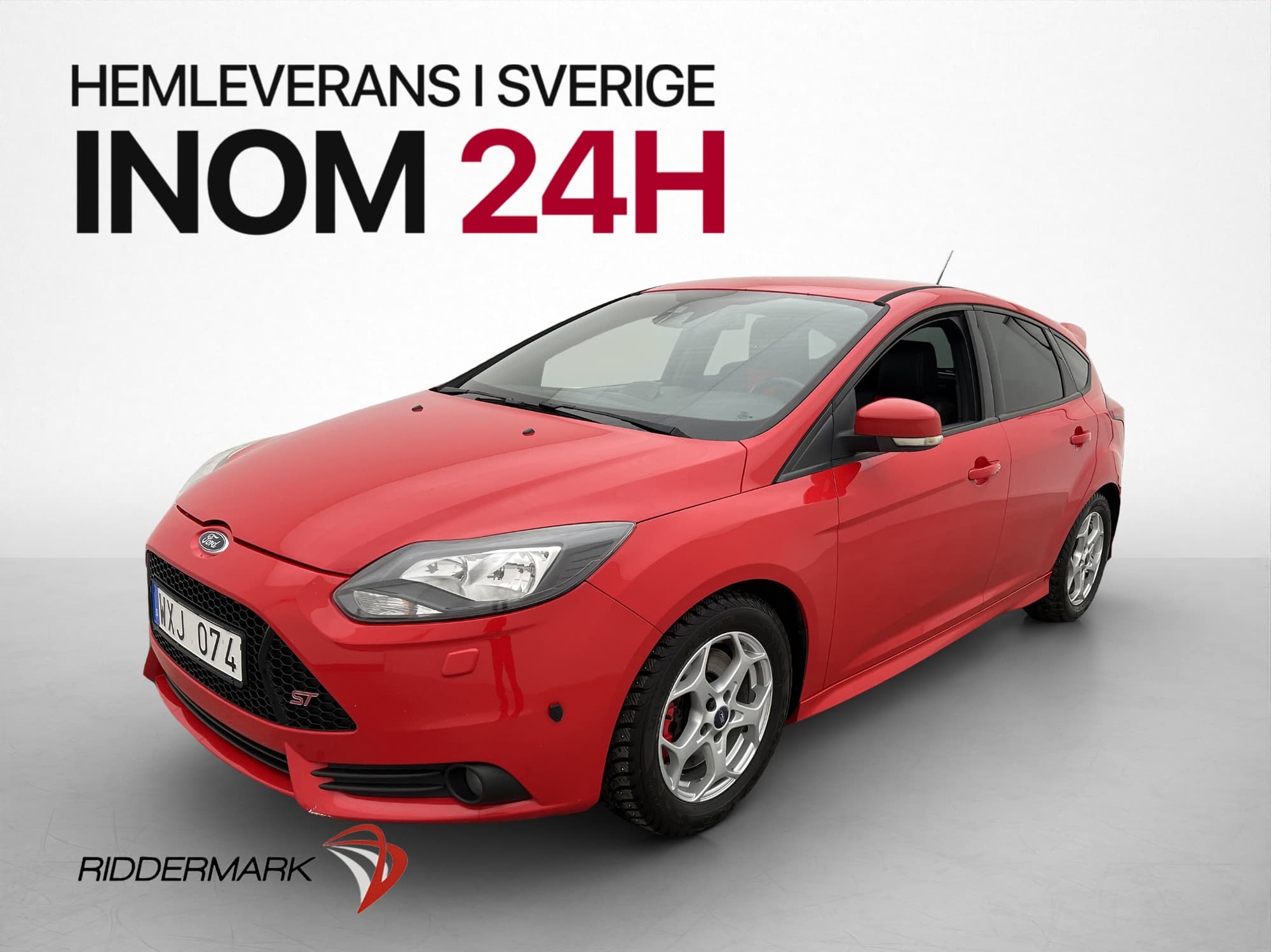 Ford Focus ST 250hk Recaro Motorvärmare Döda-Vinkel