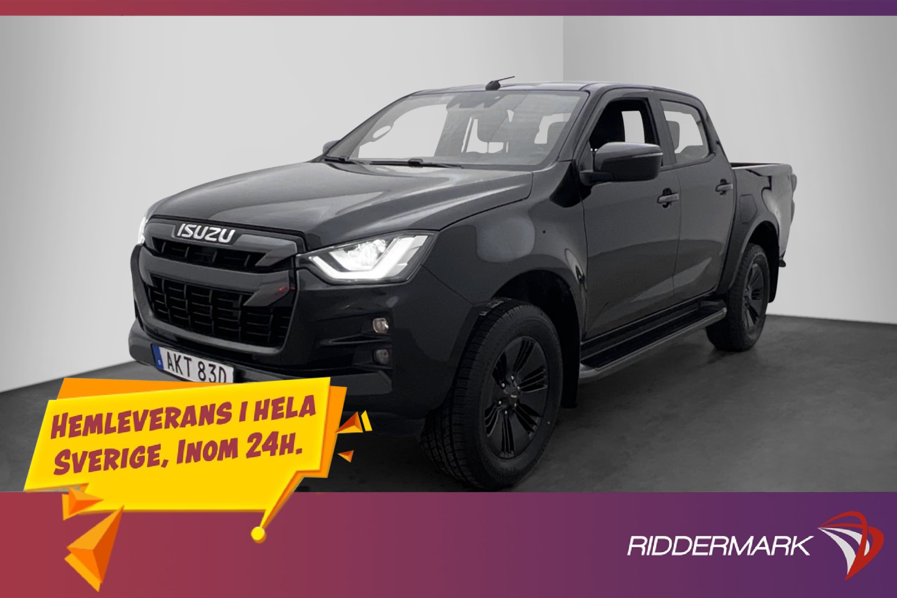 Isuzu D-Max XRX 1.9 4WD Värmare Dragkrok Skinn CARPLAY Moms