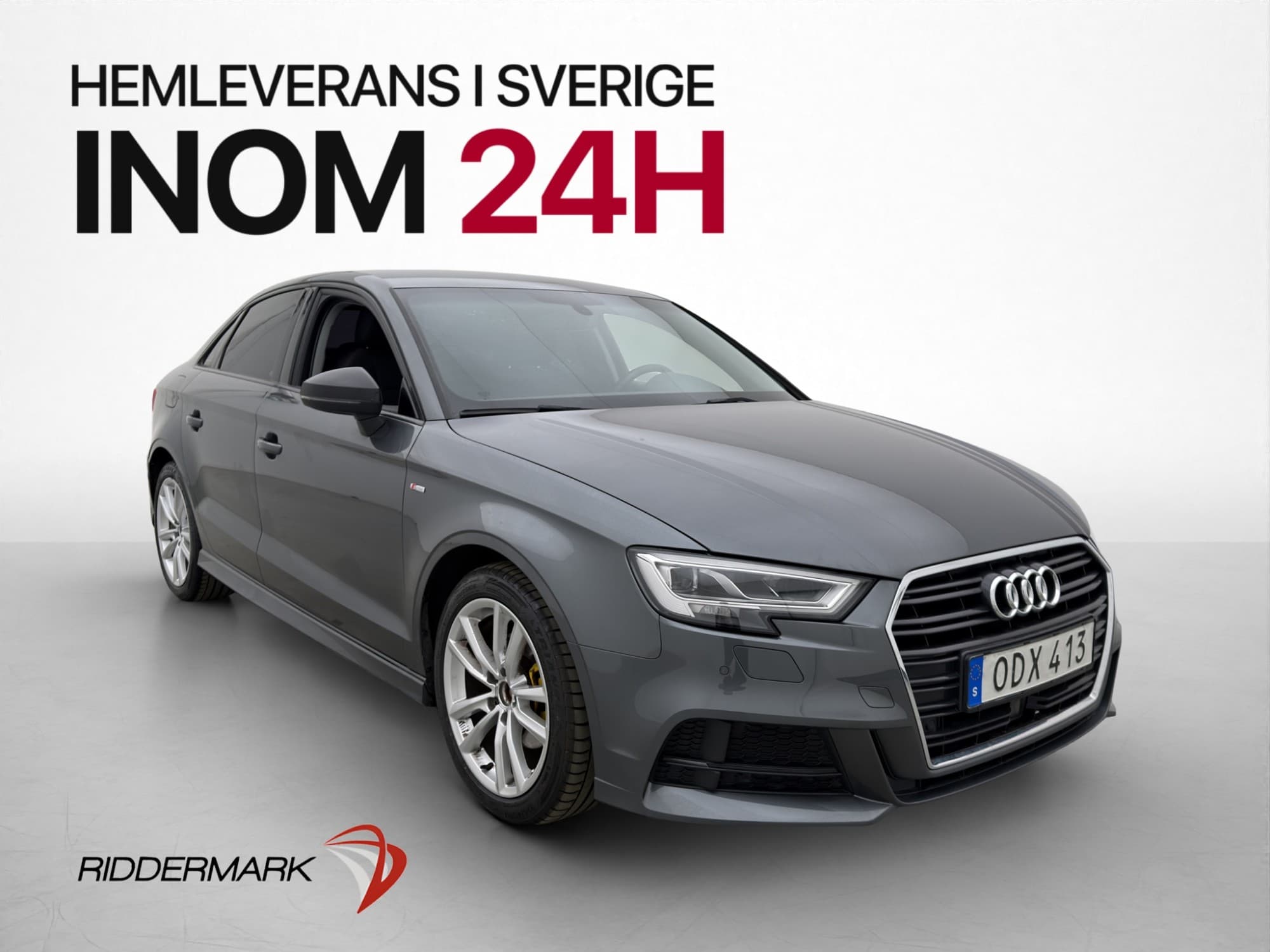 Audi A3 Sedan 2.0 TDI 150hk S Line Cockpit Adaptiv-Fart Navi
