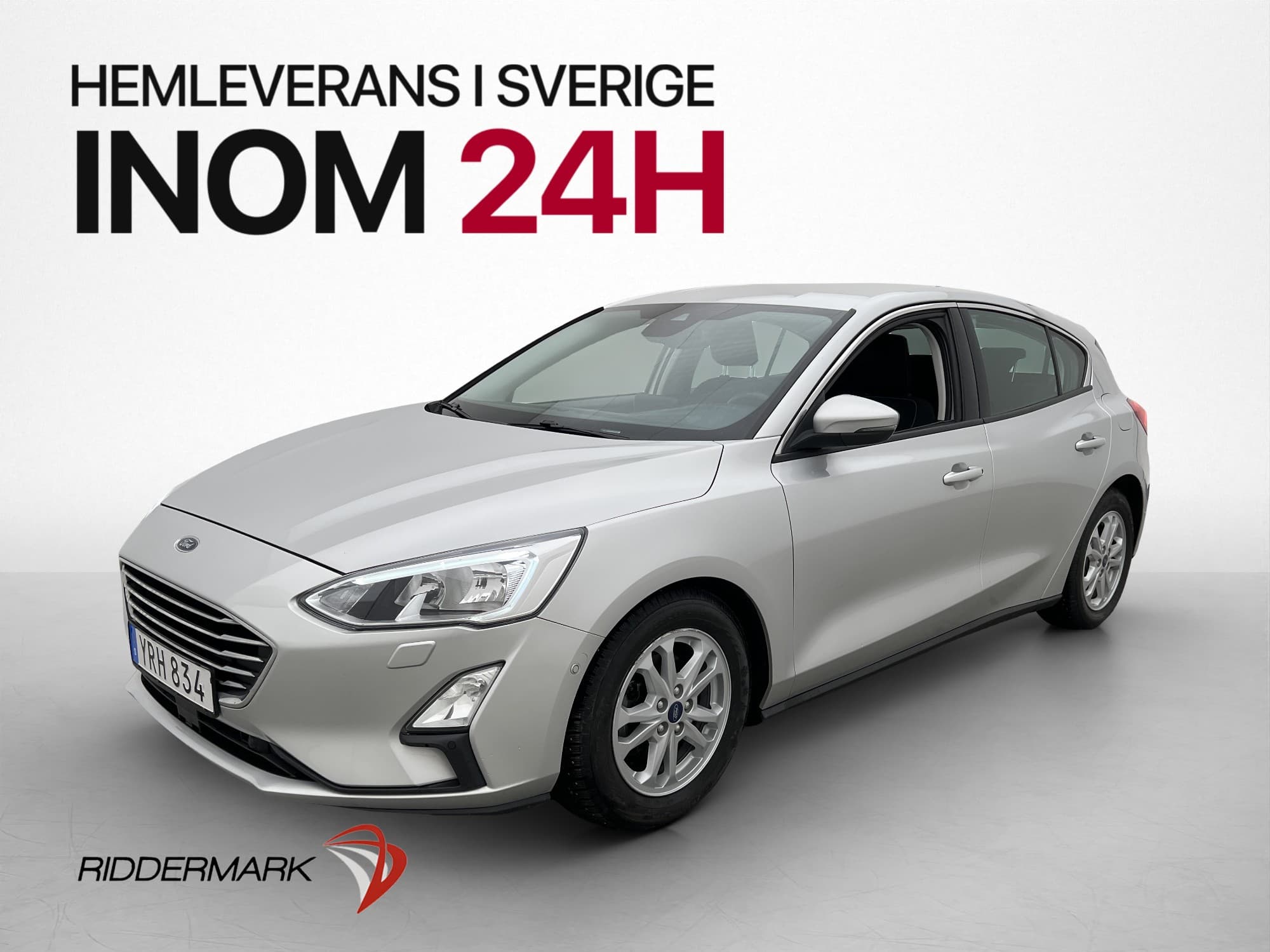 Ford Focus 1.0 125hk Titanium Backkamera Keyless 360kr Skatt