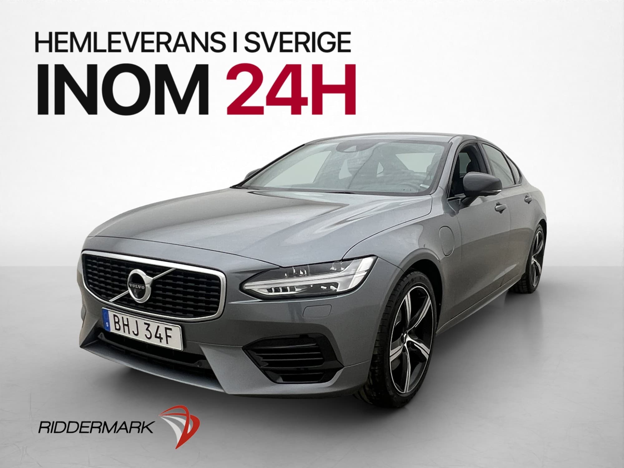 Volvo S90 T8 TwEn AWD R-Design Värm 360° HuD Drag Skinn Navi