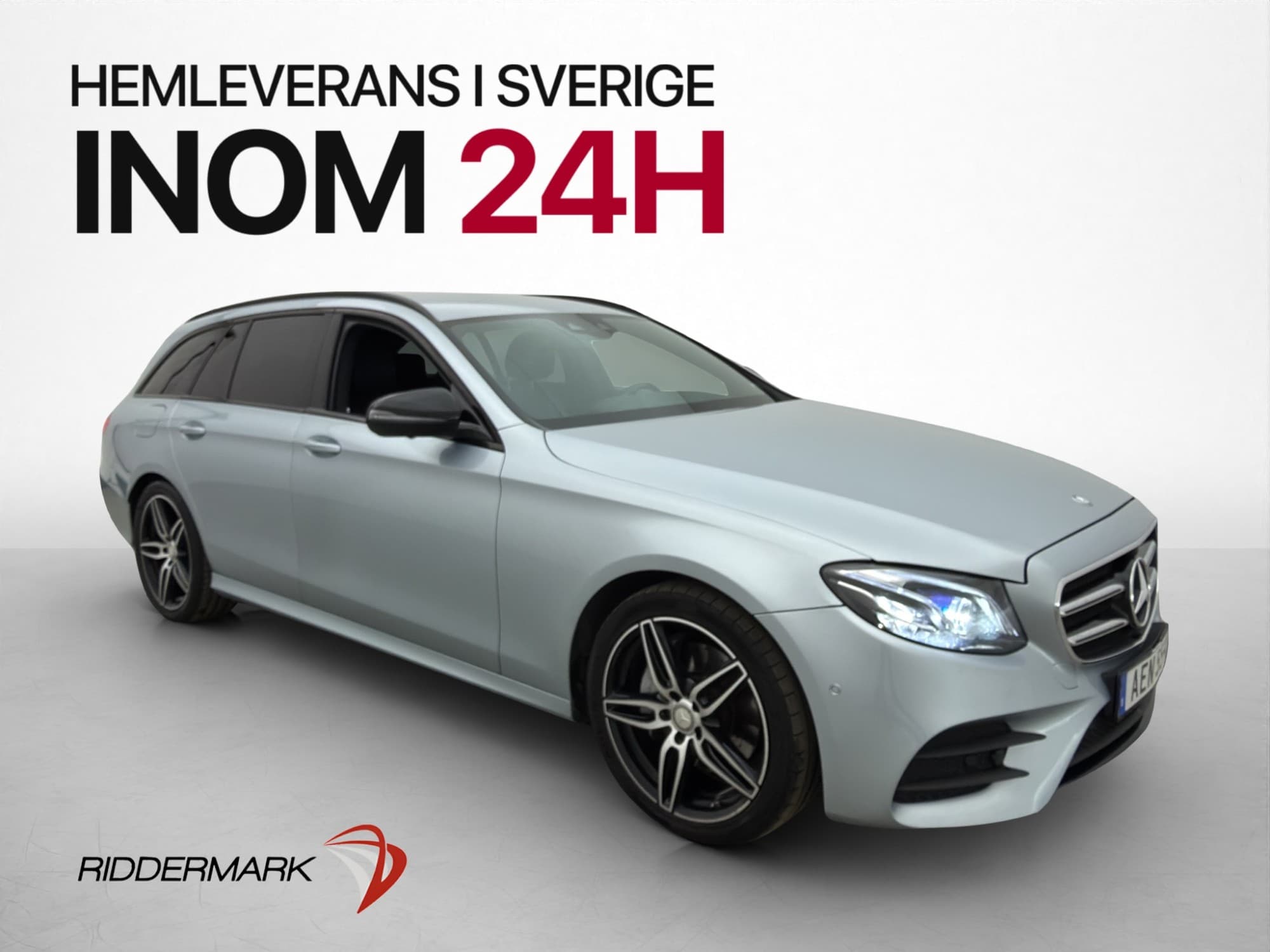 Mercedes-Benz E 220 T d 194hk AMG Wide HUD 360° Värmare Drag