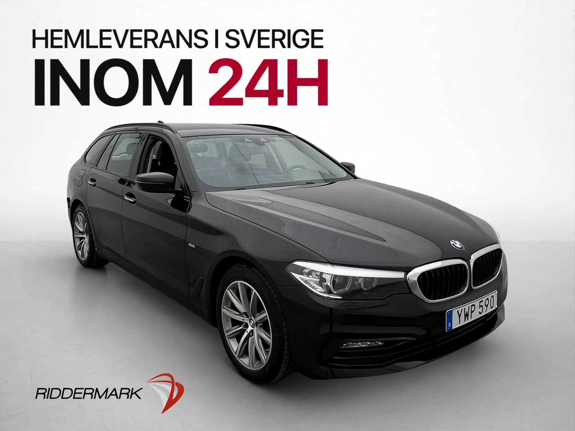 BMW 520d xDrive Touring Sportline Kamera Navi Halvskinn Drag