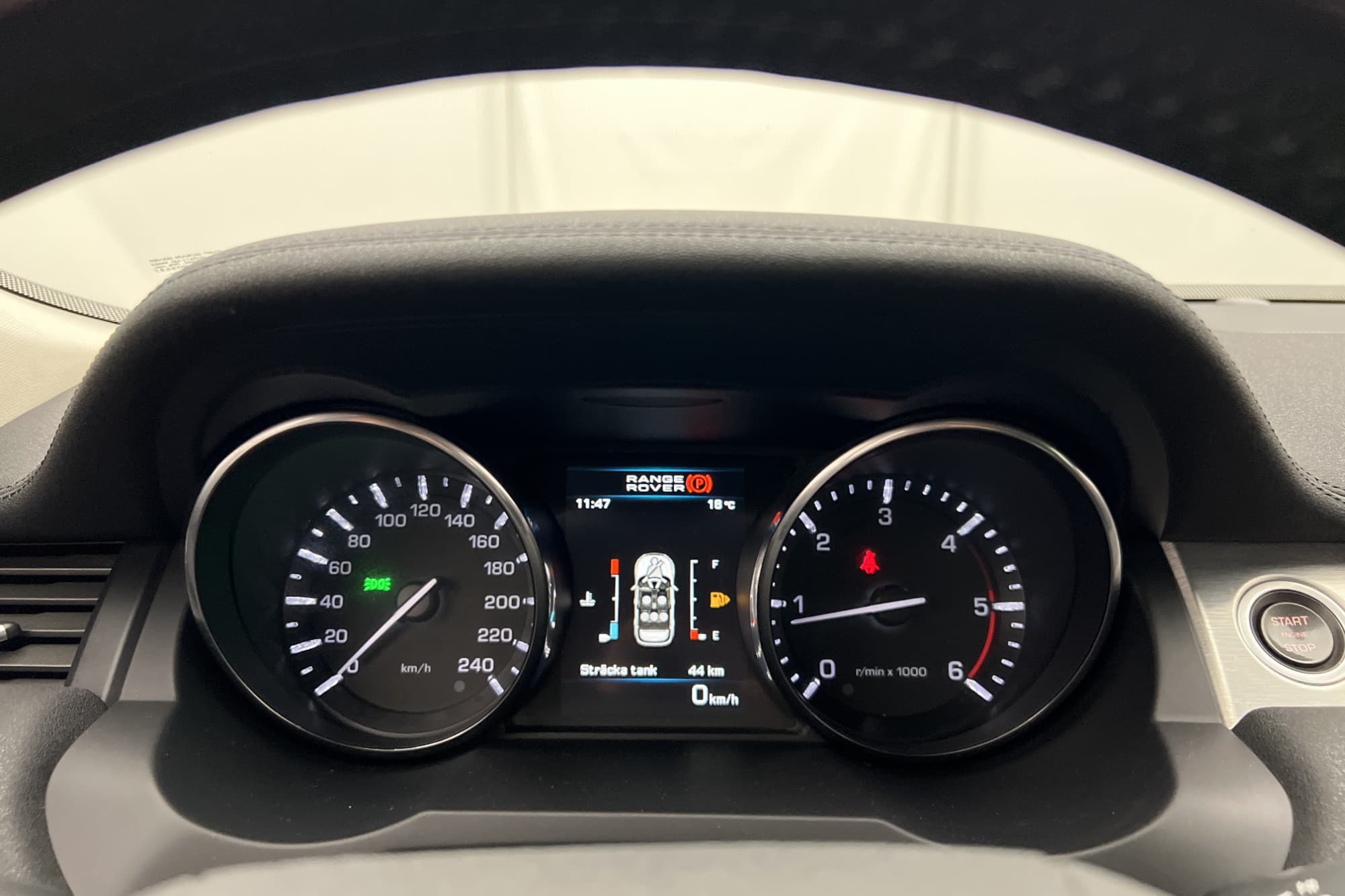 Land Rover Range Rover Evoque 2.2 AWD  Drag Keyless Sensorer