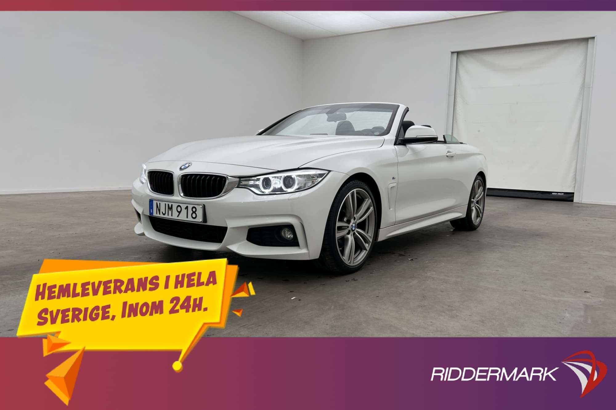 BMW 430 i 252hk M Sport HiFi Skinn Elstolar Sensorer Keyless
