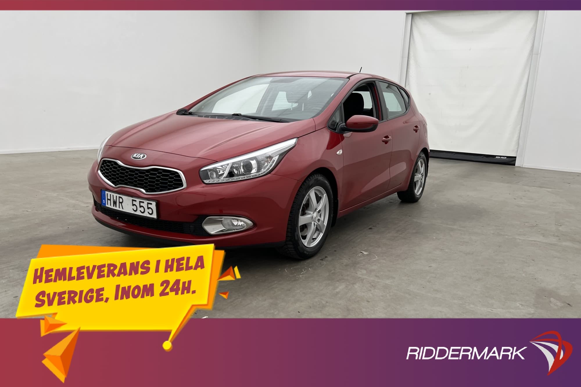 Kia Ceed 1.4 CVVT 99hk M/K-Värmare P-Sensorer Rattvärme