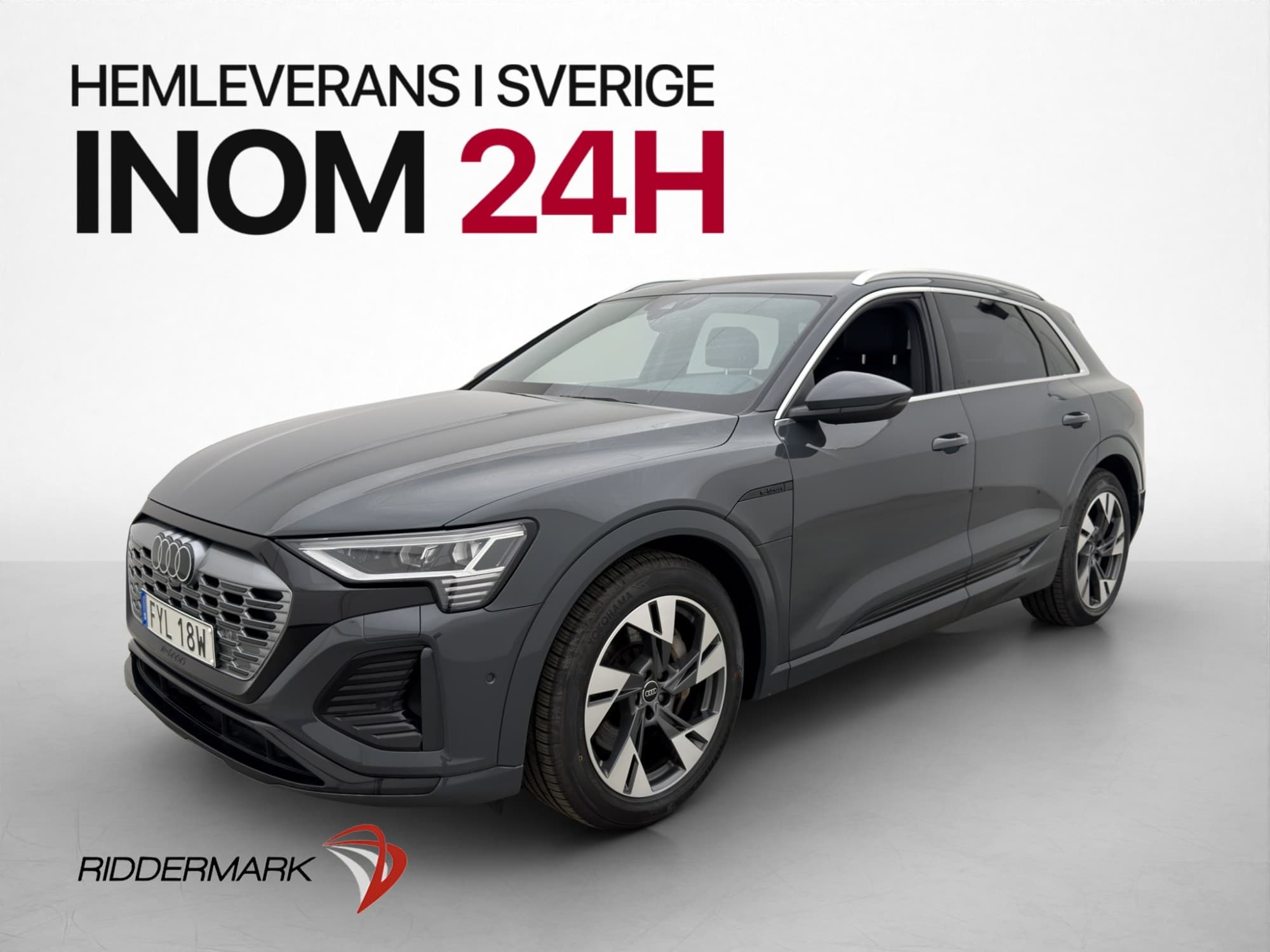 Audi Q8 e-tron 50 e-tron Q 340hk S-Line Drag Kamera MOMS