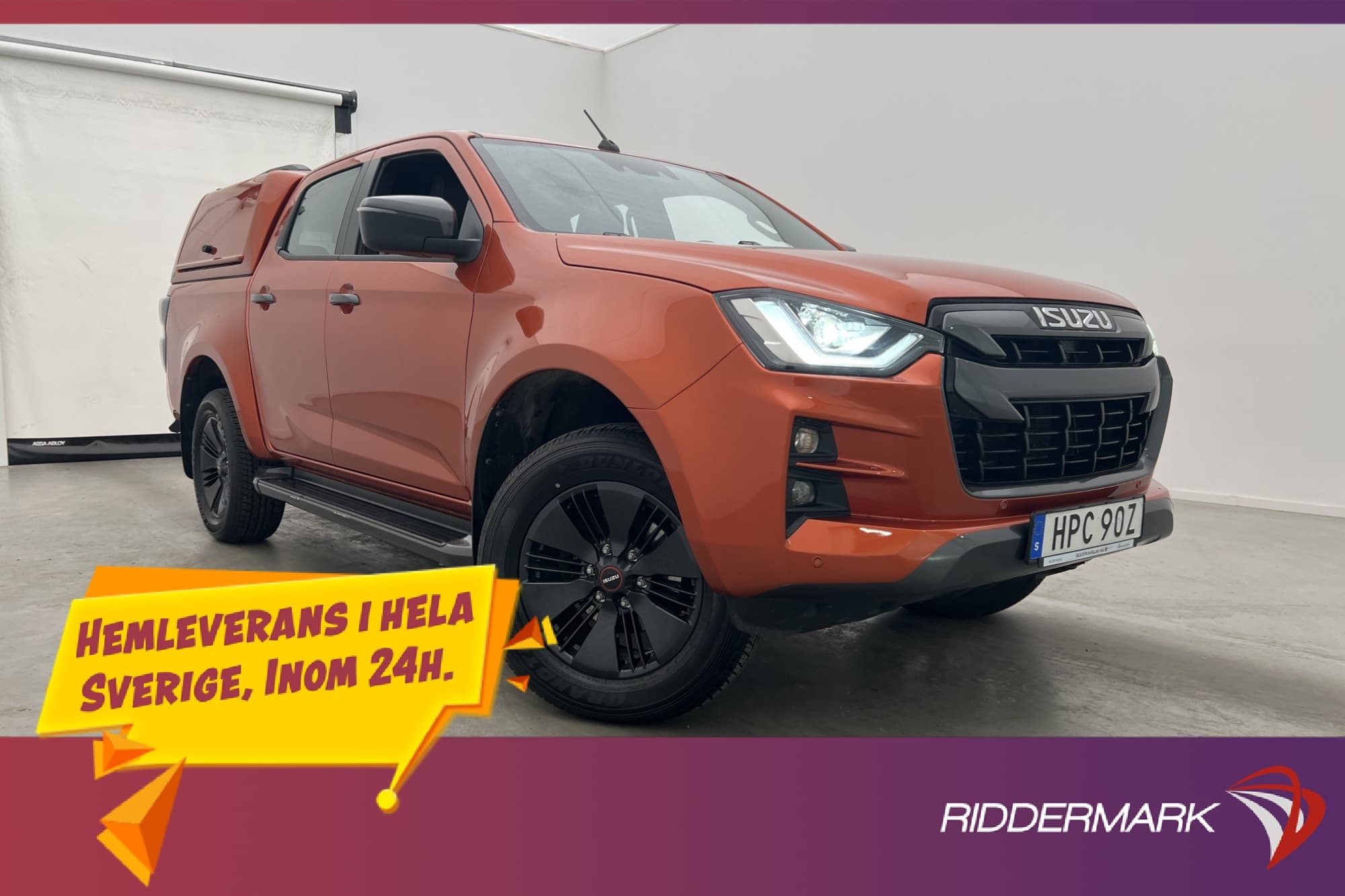 Isuzu D-Max XRX 1.9 CNG 4WD Värm Diff Skinn Drag Kåpa Moms