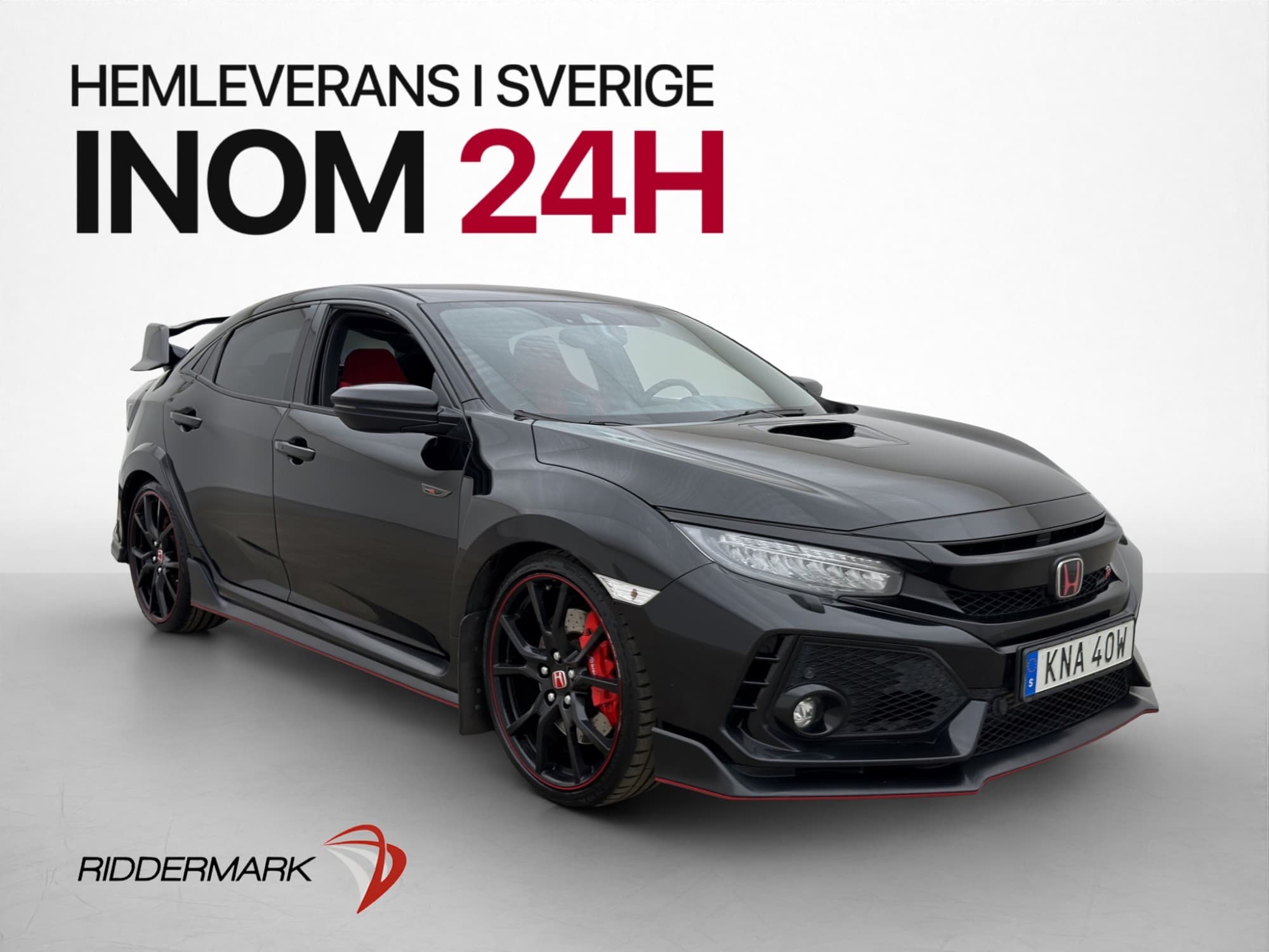 Honda Civic Type R 320hk GT Brembo M&K-Värmare Kamera Navi