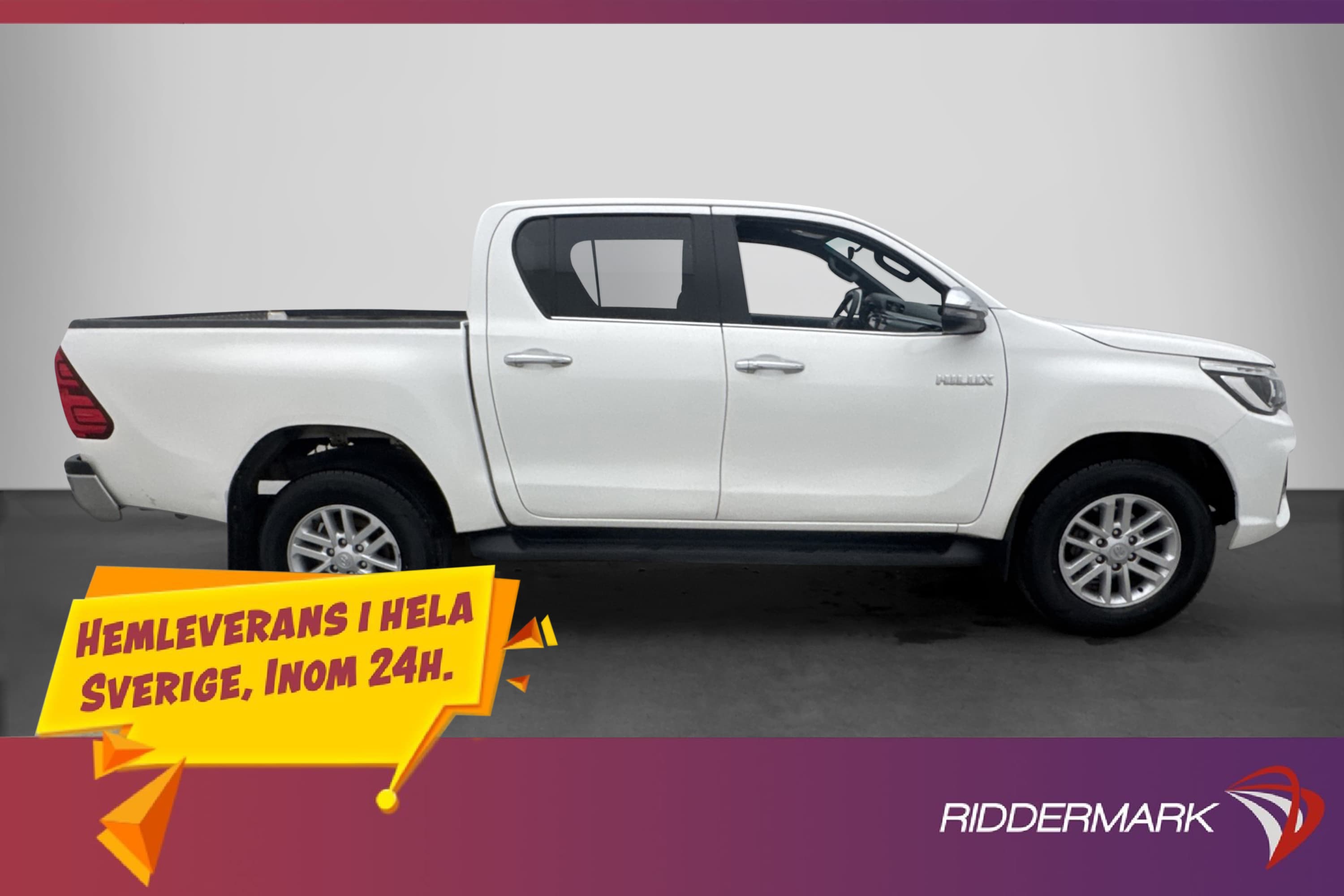 Toyota Hilux Premium 2.4 AWD M/K-Värm Drag Skinn Diff Moms
